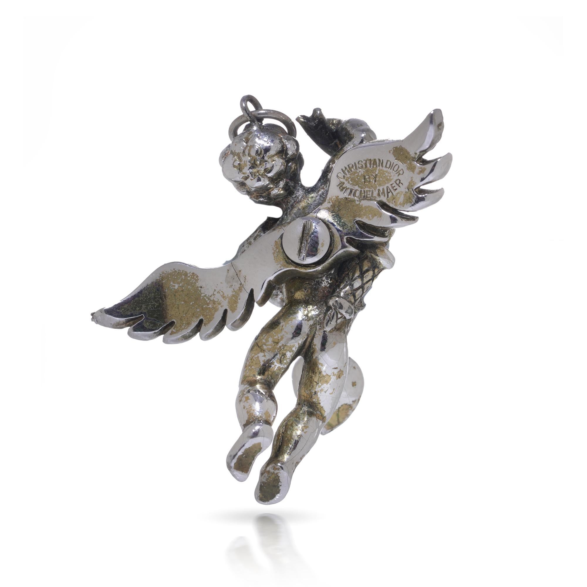 Pendentif en forme de chérubin Mitchel Maer for Christian Dior, c.1950. en vente 3