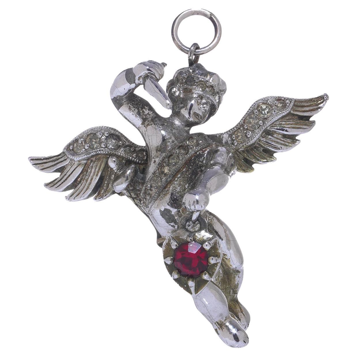 Pendentif en forme de chérubin Mitchel Maer for Christian Dior, c.1950. en vente