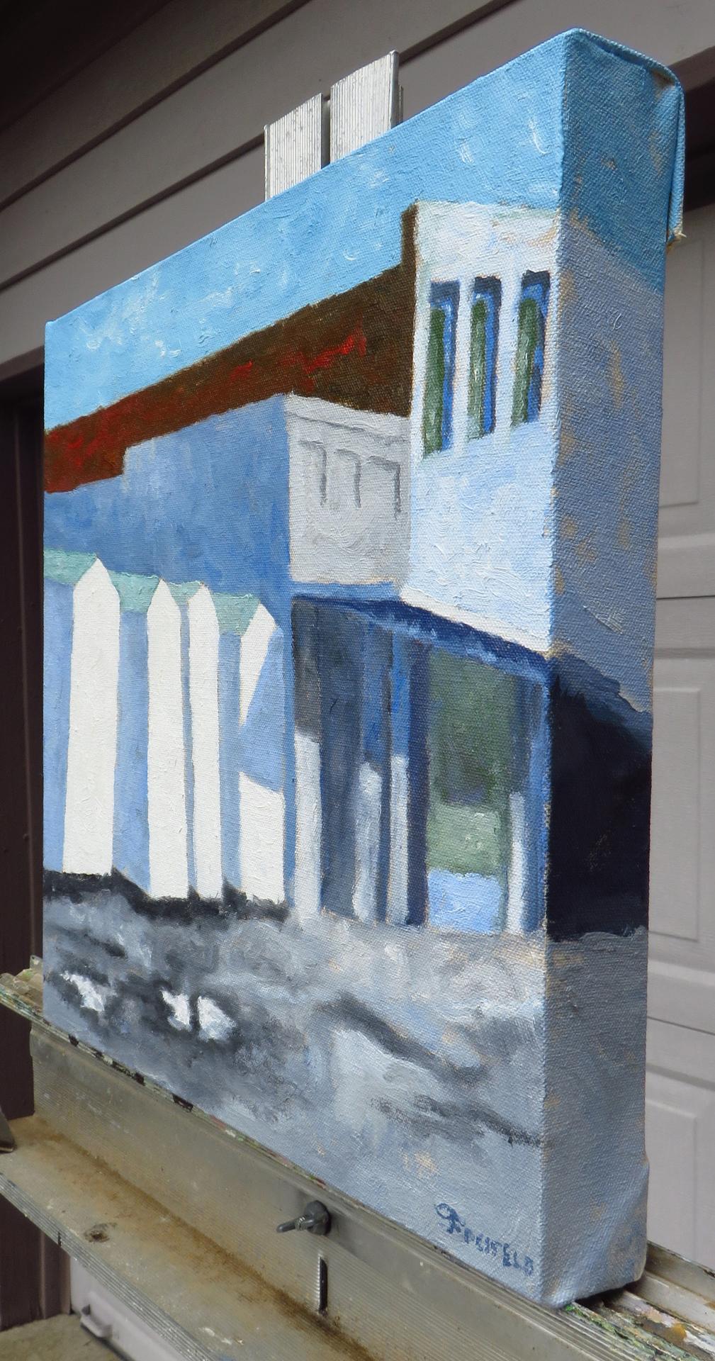 Nach dem Regen, Ölgemälde – Painting von Mitchell Freifeld