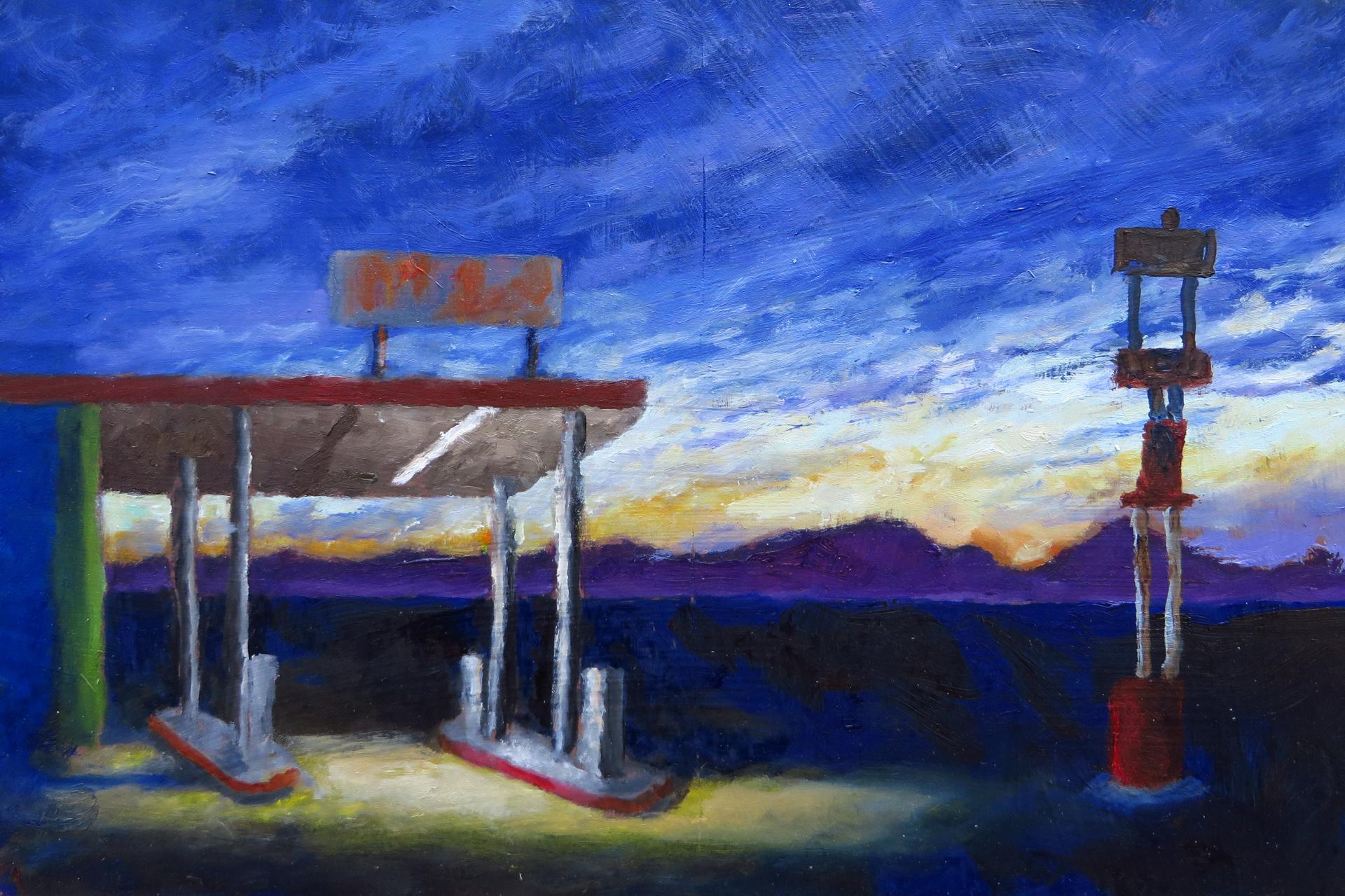 Mitchell Freifeld Interior Painting - Day Break on the Land, Oil Painting