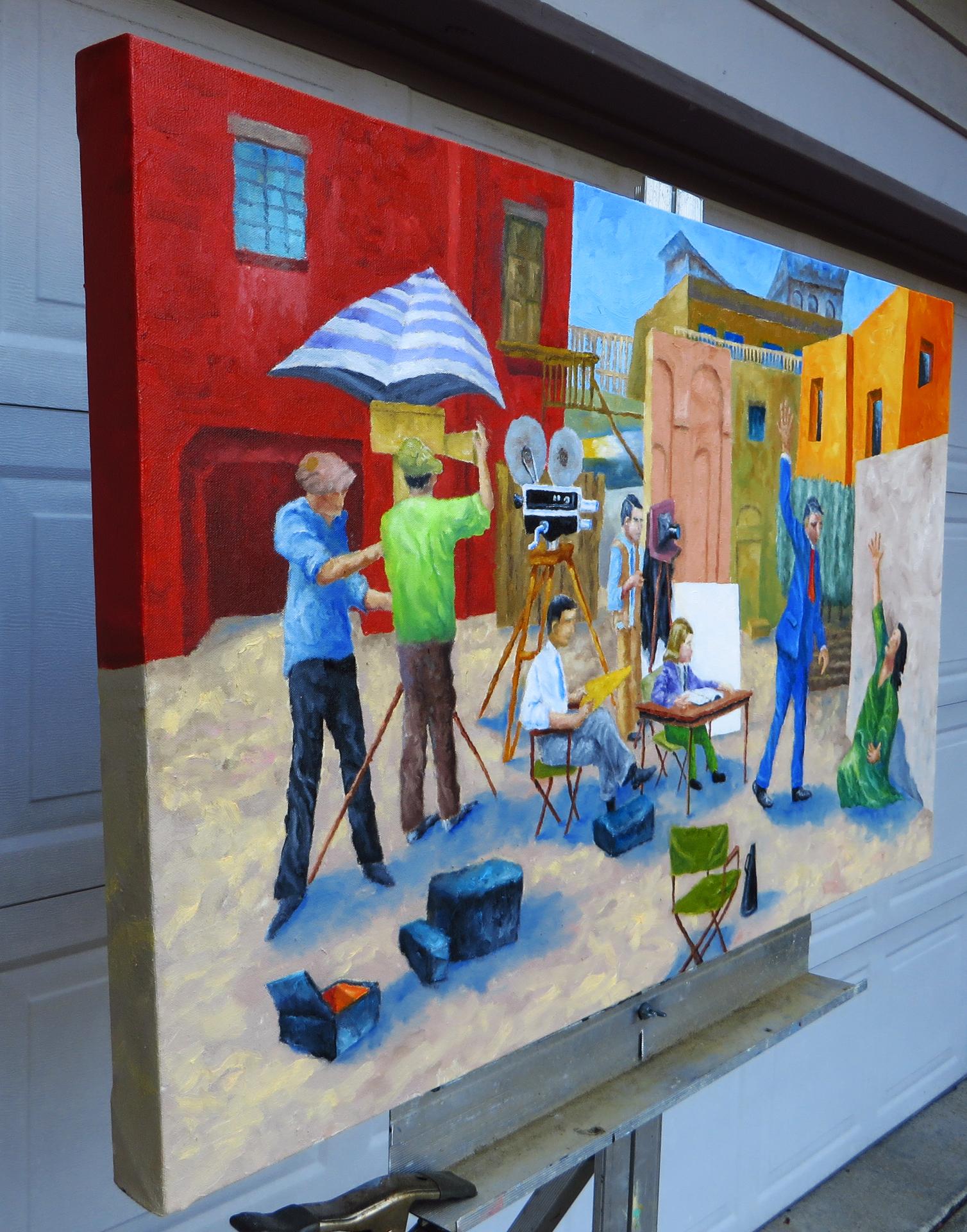 Dirigir la súplica, Pintura al óleo - Painting de Mitchell Freifeld