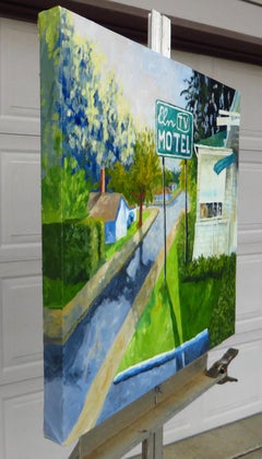 Elm Motel, Oil Painting