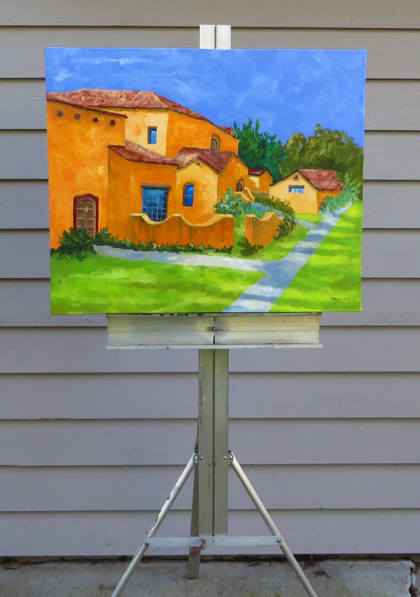 Giardino di Allah, Pittura a olio - Painting Contemporaneo di Mitchell Freifeld