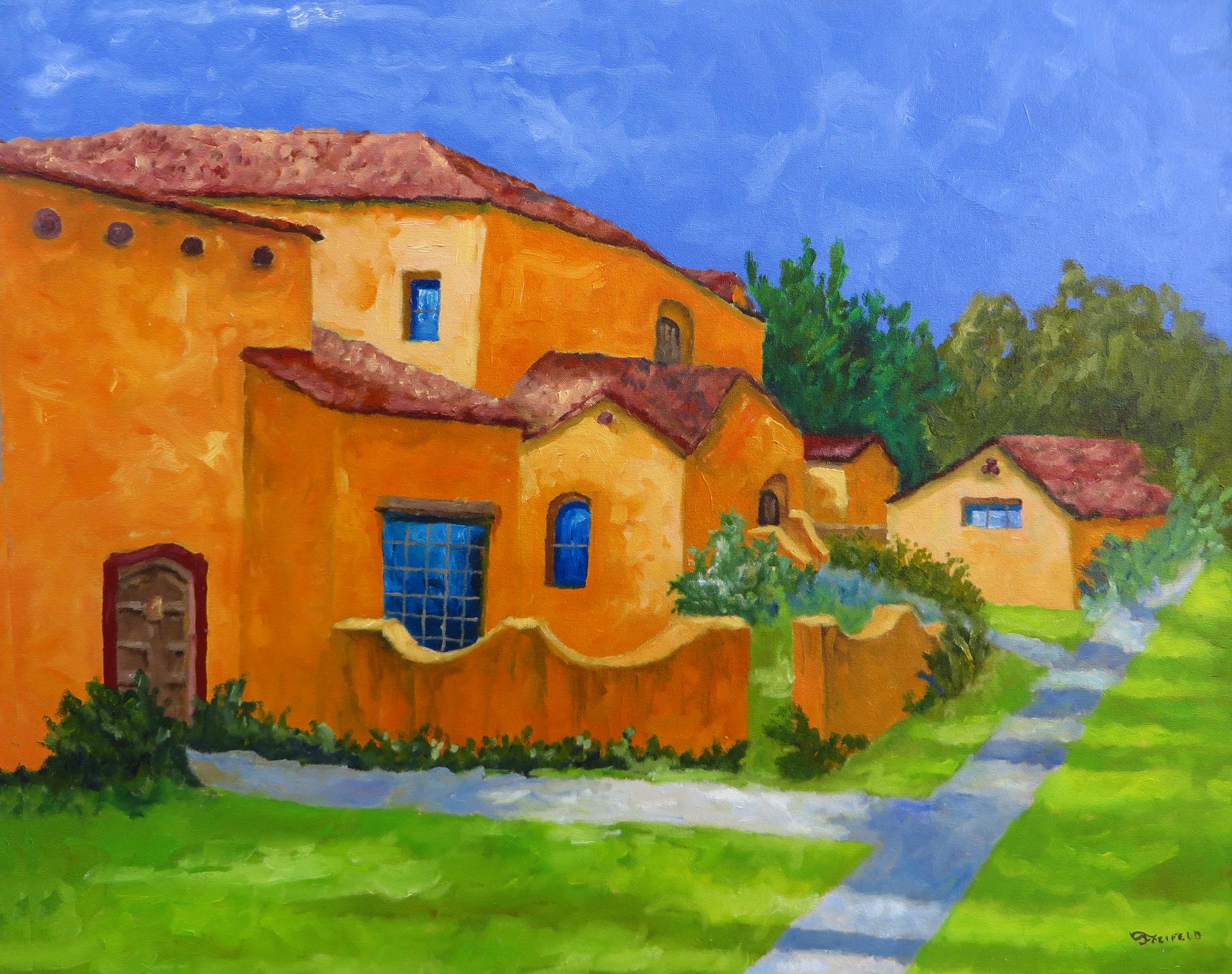Interior Painting di Mitchell Freifeld - Giardino di Allah, Pittura a olio