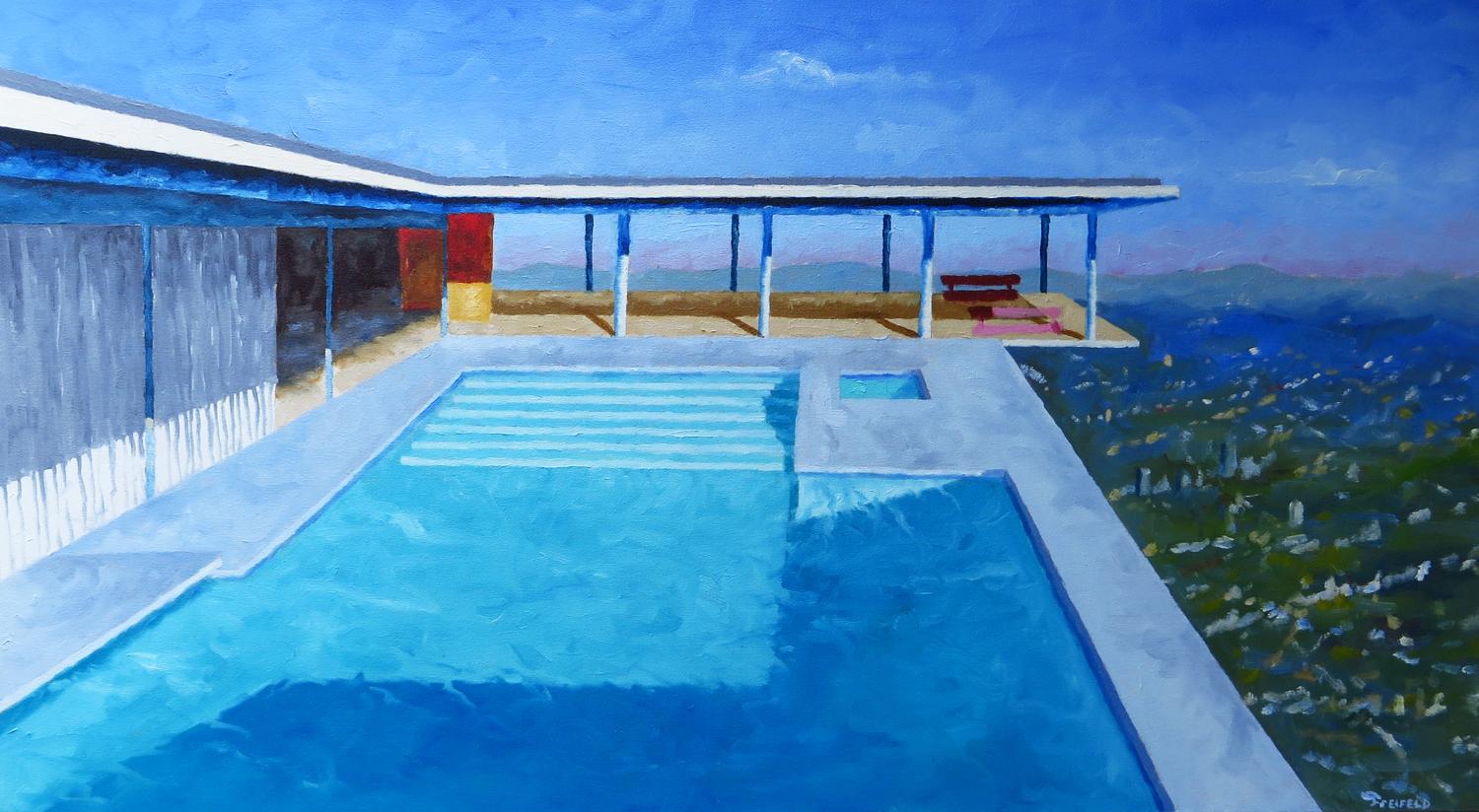 Interior Painting de Mitchell Freifeld - Casa Stahl, Pintura al óleo
