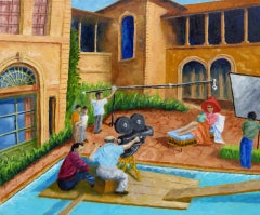 The Red Hat, Oil Painting