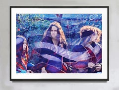 Anti-Vietnam War Protesters Hippies in Central Park with American Flag