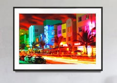 Art Deco Ocean Drive -  Neon South Beach at Night by Mitchell Funk