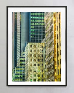 Grattacieli in stile Art Déco sulla 42ª Strada, New York – Stampa artistica a colori, firmata