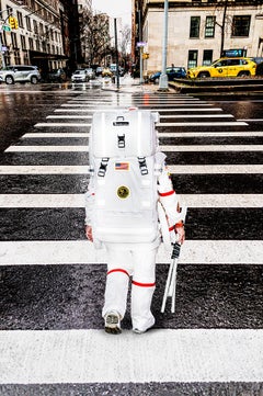 Astronaut Space Walks on Park Avenue Manhattan