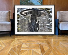 Bethesda Fountain Dancing Waters in Central Park - Monochromatic Color