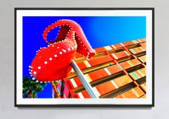 Big Red Shoe On Fremont Street In Downtown Las Vegas
