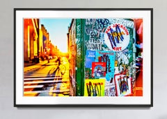 Bike Rider at Sunset and the Karate Kid - Abstract Photography