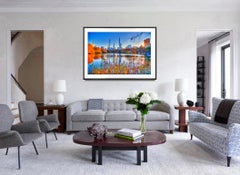 Billionaires- Row aus dem Central Park Reservoir mit  Magisches Licht