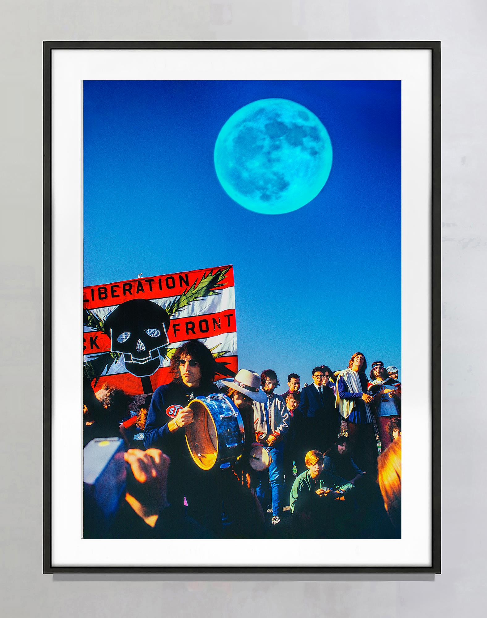 Black Liberation Army Protest in Central Park - Civil Rights - Black Panthers - Photograph by Mitchell Funk