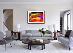 Ragazza arcobaleno bionda - semi-nuda