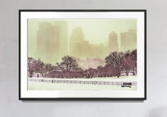 Central Park Snow Storm, By Mitchell  Funk, Landscape Photography, Impressionism
