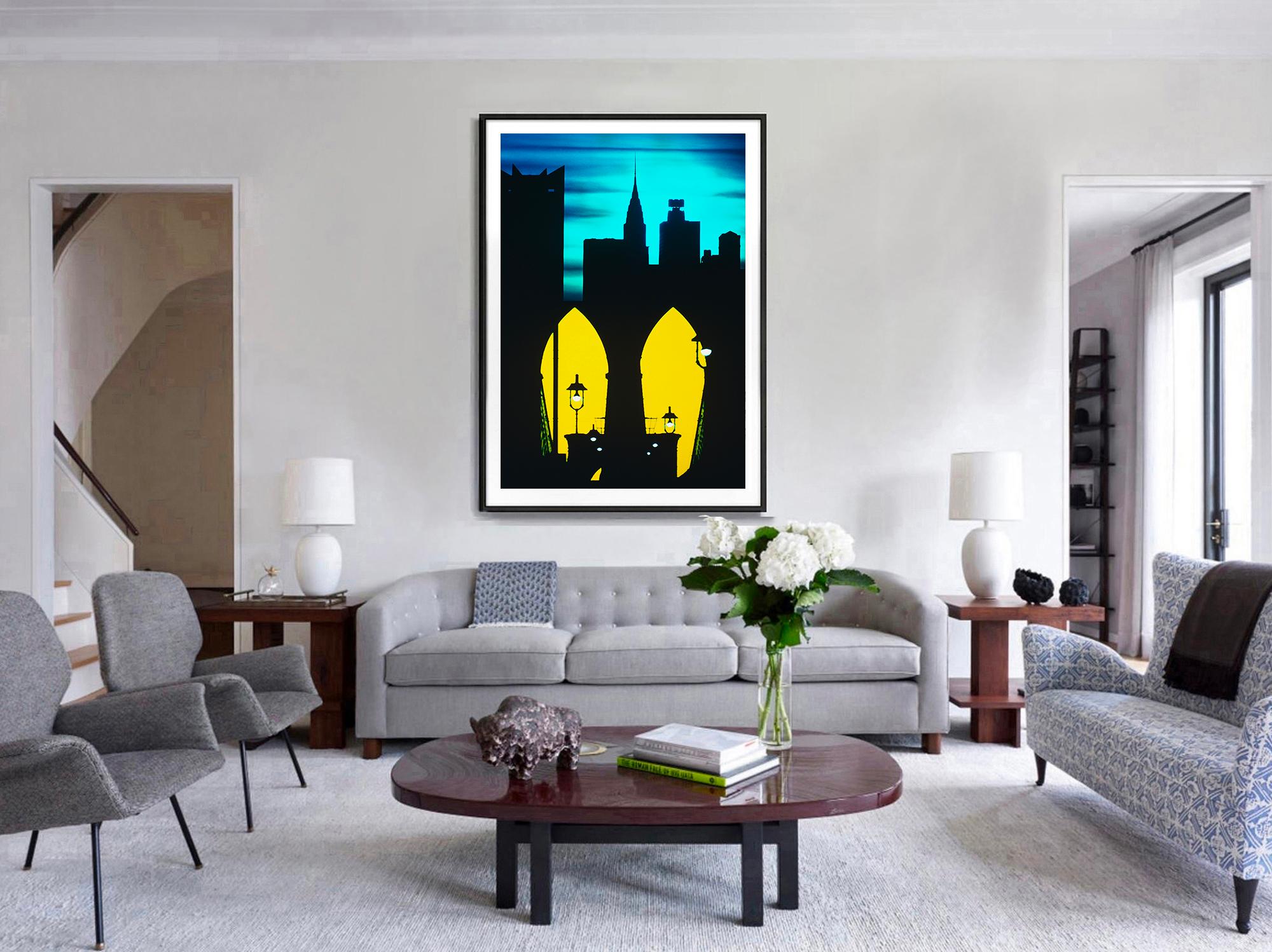 Chrysler Building with Brooklyn Bridge For Sale 1