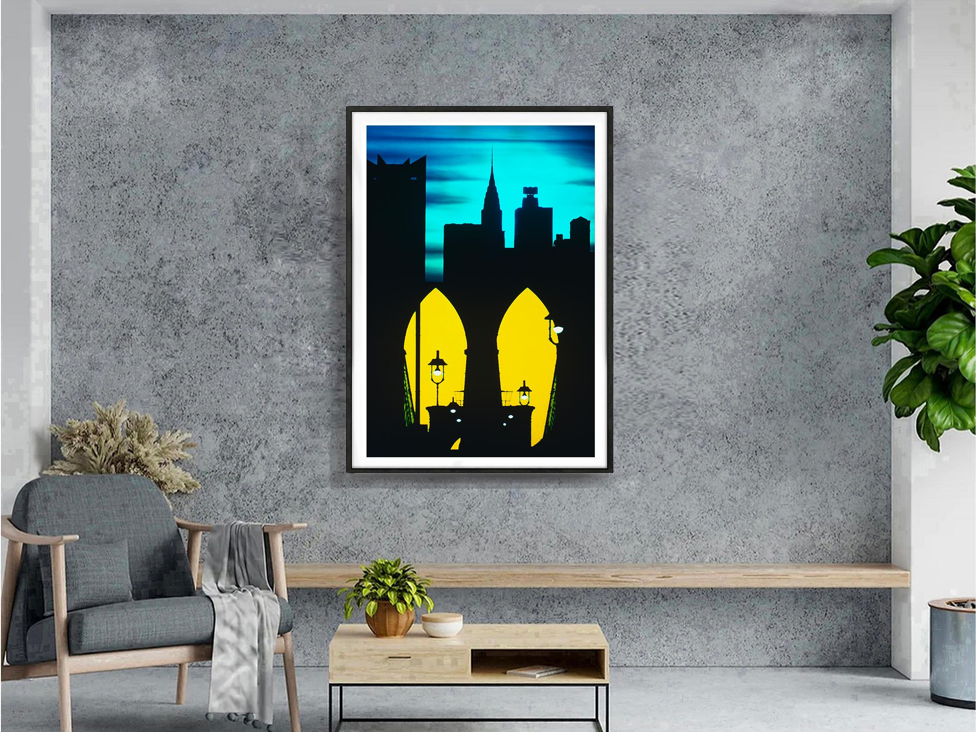 Chrysler Building with Brooklyn Bridge For Sale 2