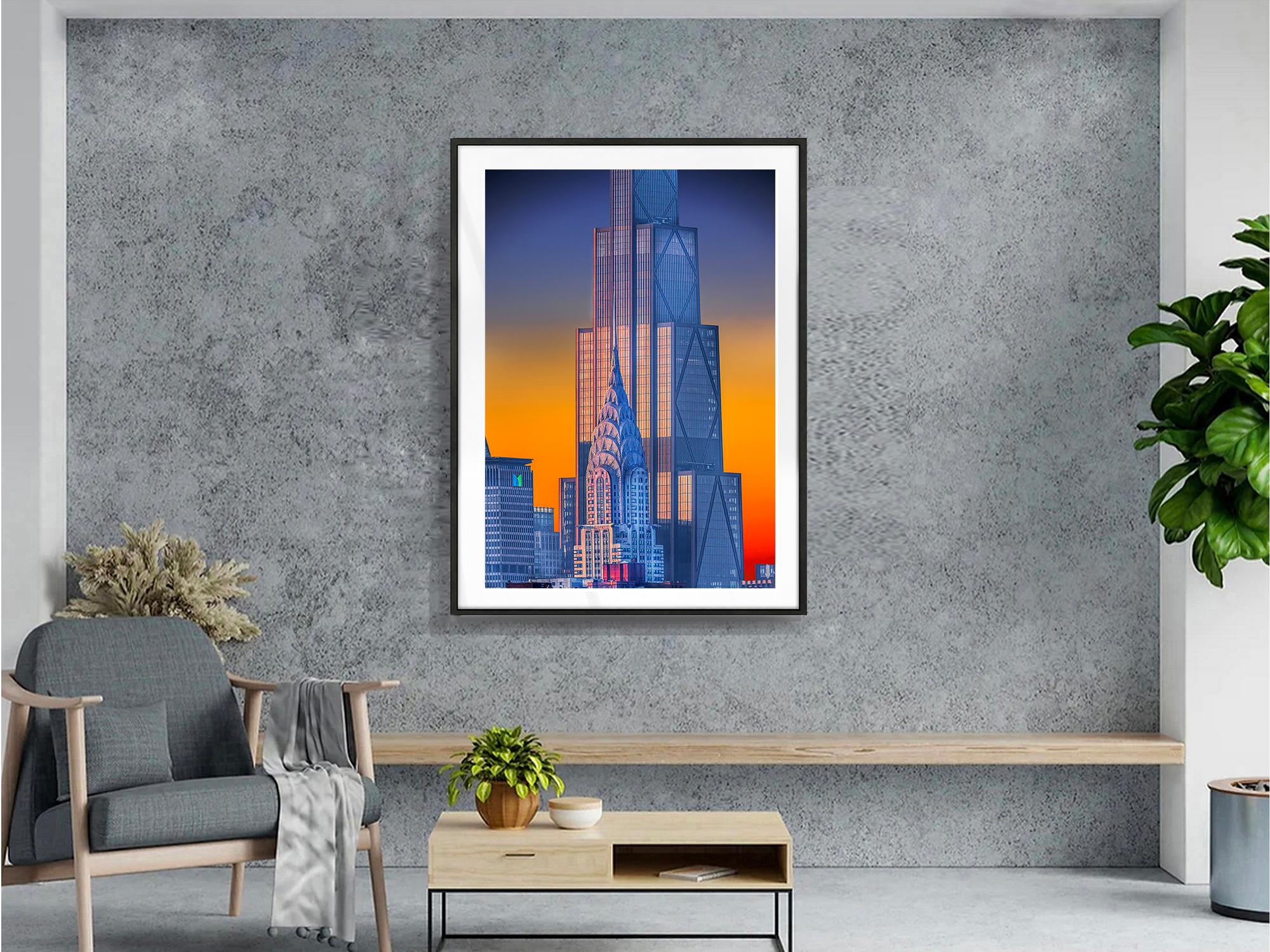 El edificio Chrysler y la sede del banco Chase al amanecer en venta 1