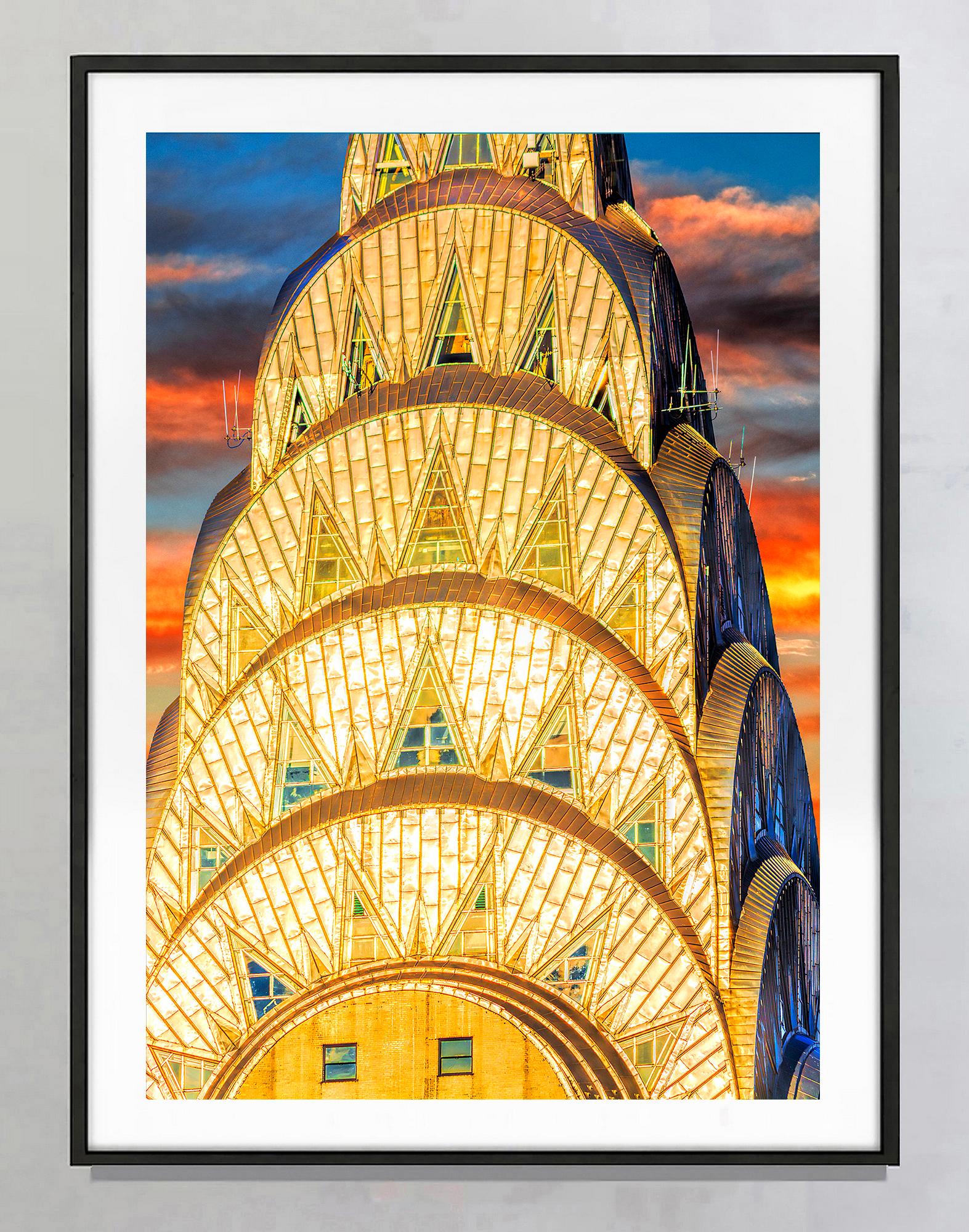 Chrysler Building,  Jewel - Like  Art Deco Gold Crown - Photograph by Mitchell Funk