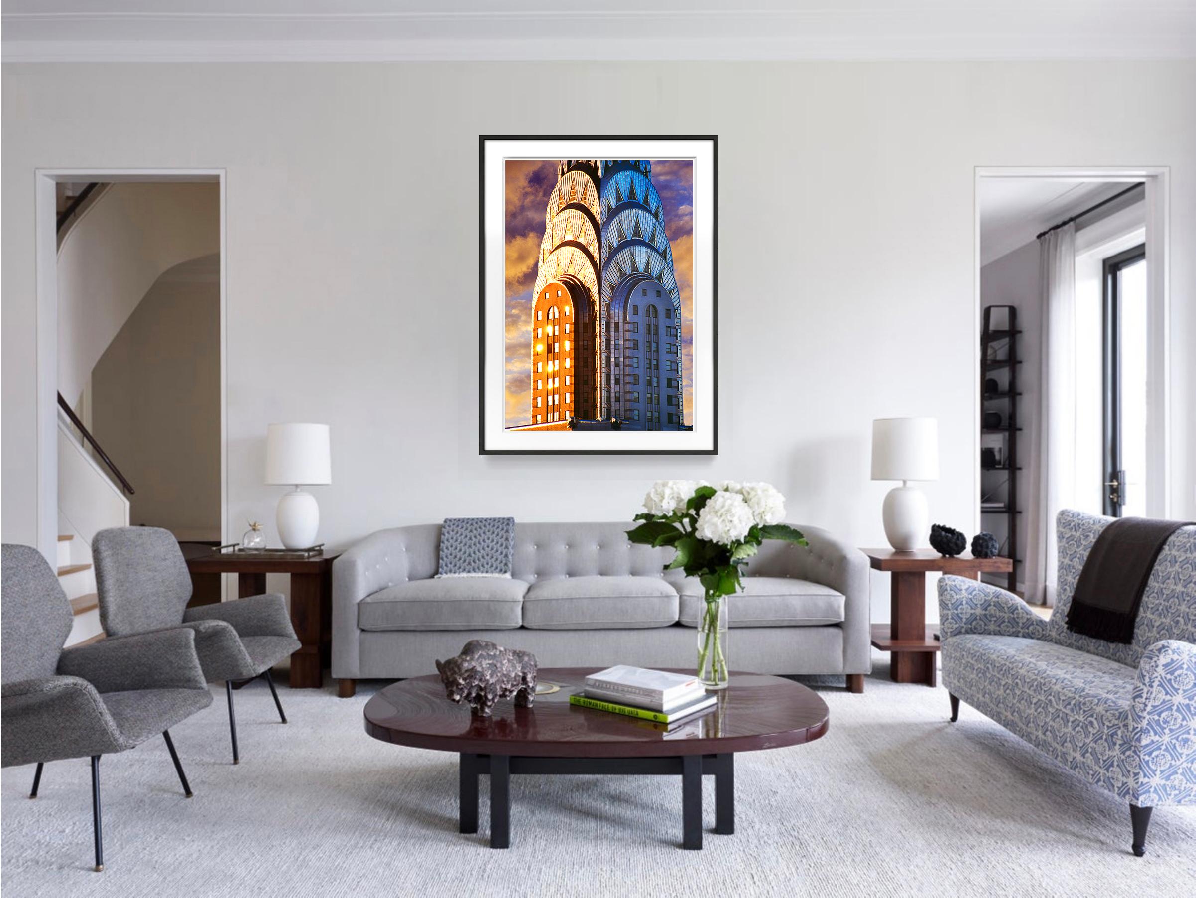 Corona del Edificio Chrysler, Clásico de Nueva York , Arquitectónico  Fotografía - Photograph Posimpresionista de Mitchell Funk