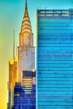 Chrysler Building Crown United, Crown  Nationen,  Architekturfotografie der 42nd Street 