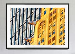 Chrysler Building – Adler-Wasserspeier: Kunstfotografie in Farbe, signiert 3/15