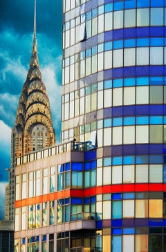 Il Chrysler Building emerge dallo skyline di New York