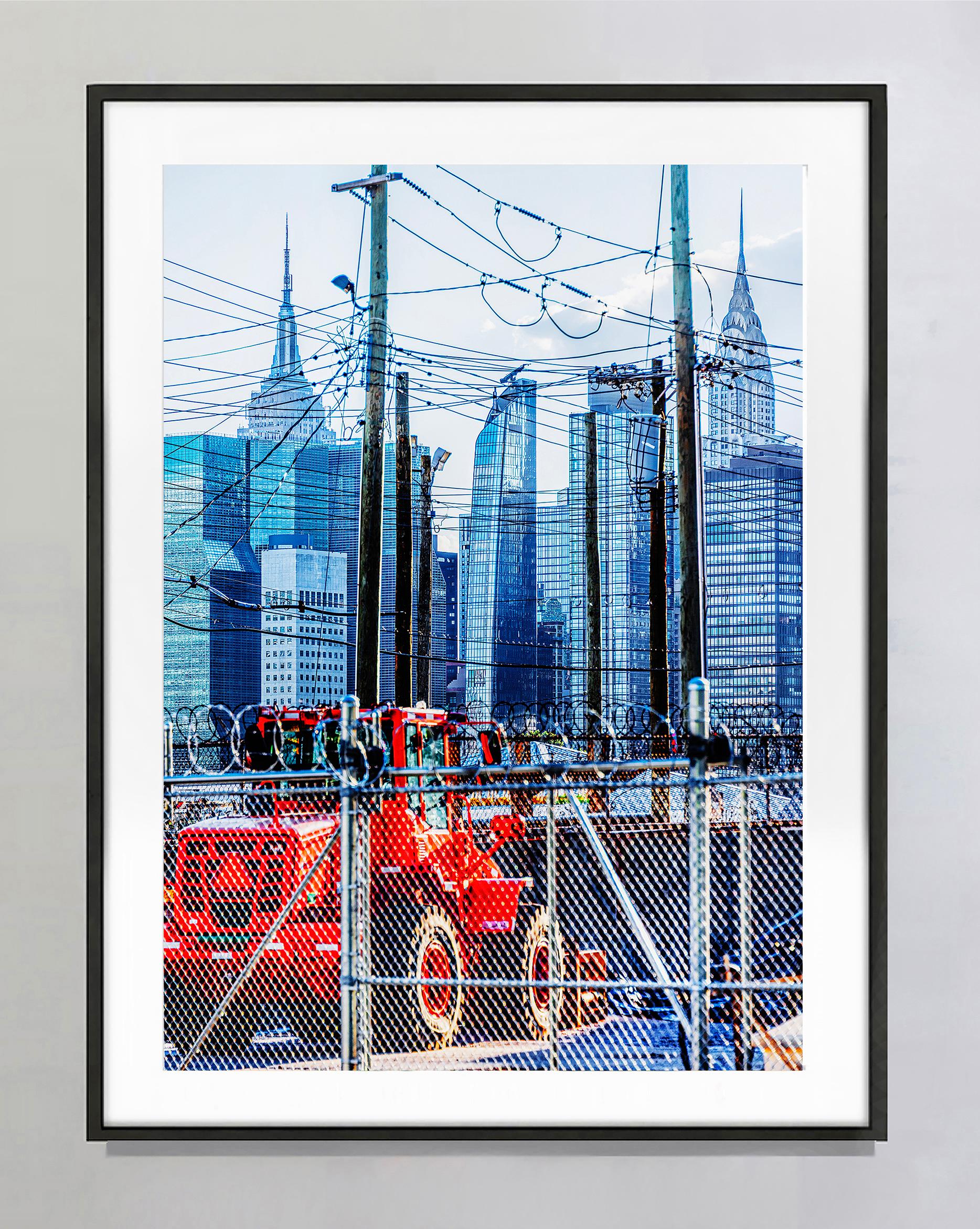 Wherever You Look You See You See The Chrysler Building: Long Island City Industrial (Zeitgenössisch), Photograph, von Mitchell Funk