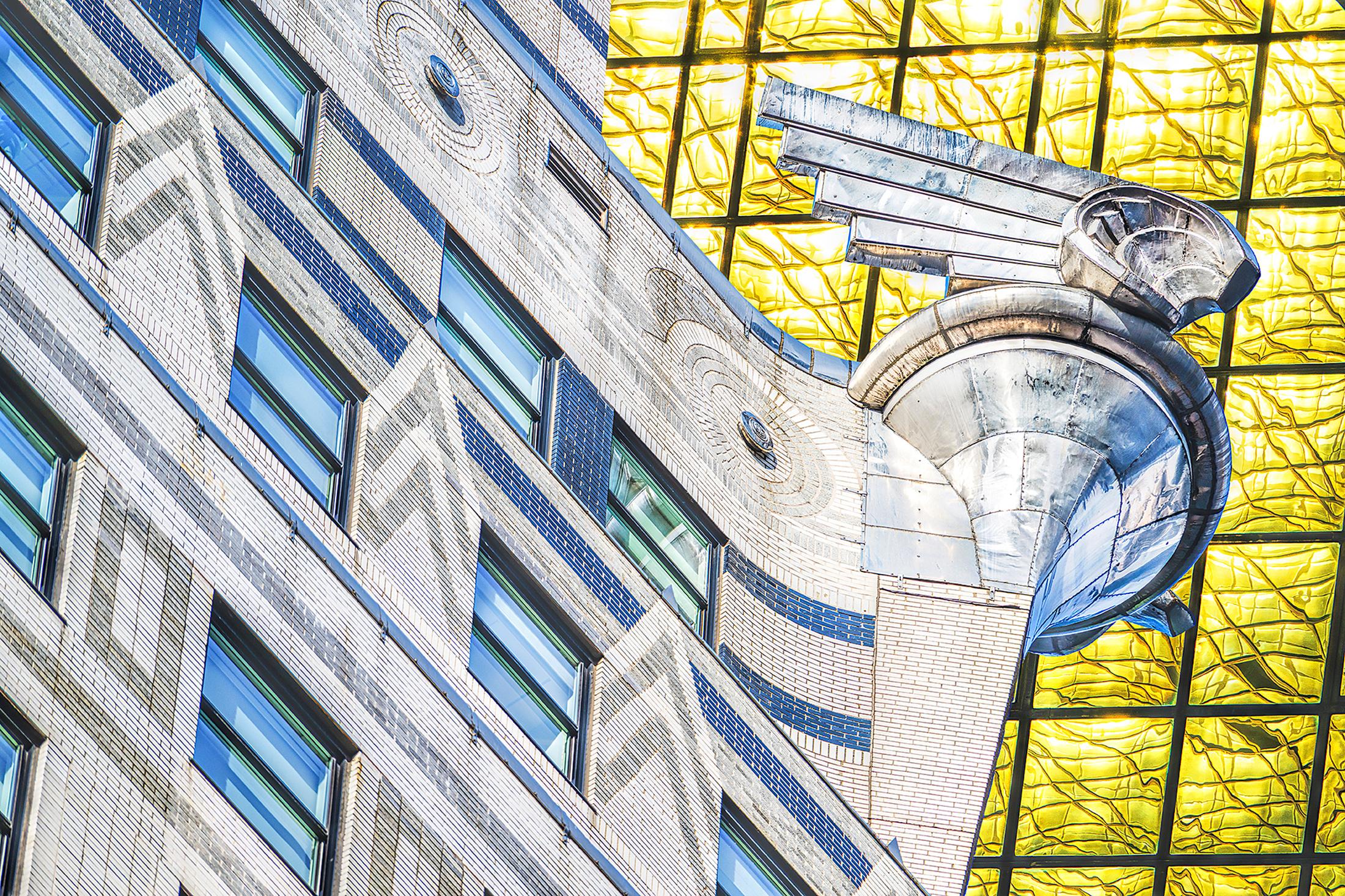 Mitchell Funk Abstract Photograph - Chrysler Building Gargoyle Art Deco