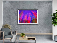 Chrysler Building in Multiple Exposure of Blue and Magenta