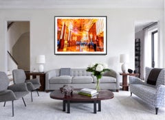 Chrysler Building Interior Art Deco in Glorious Golden Orange