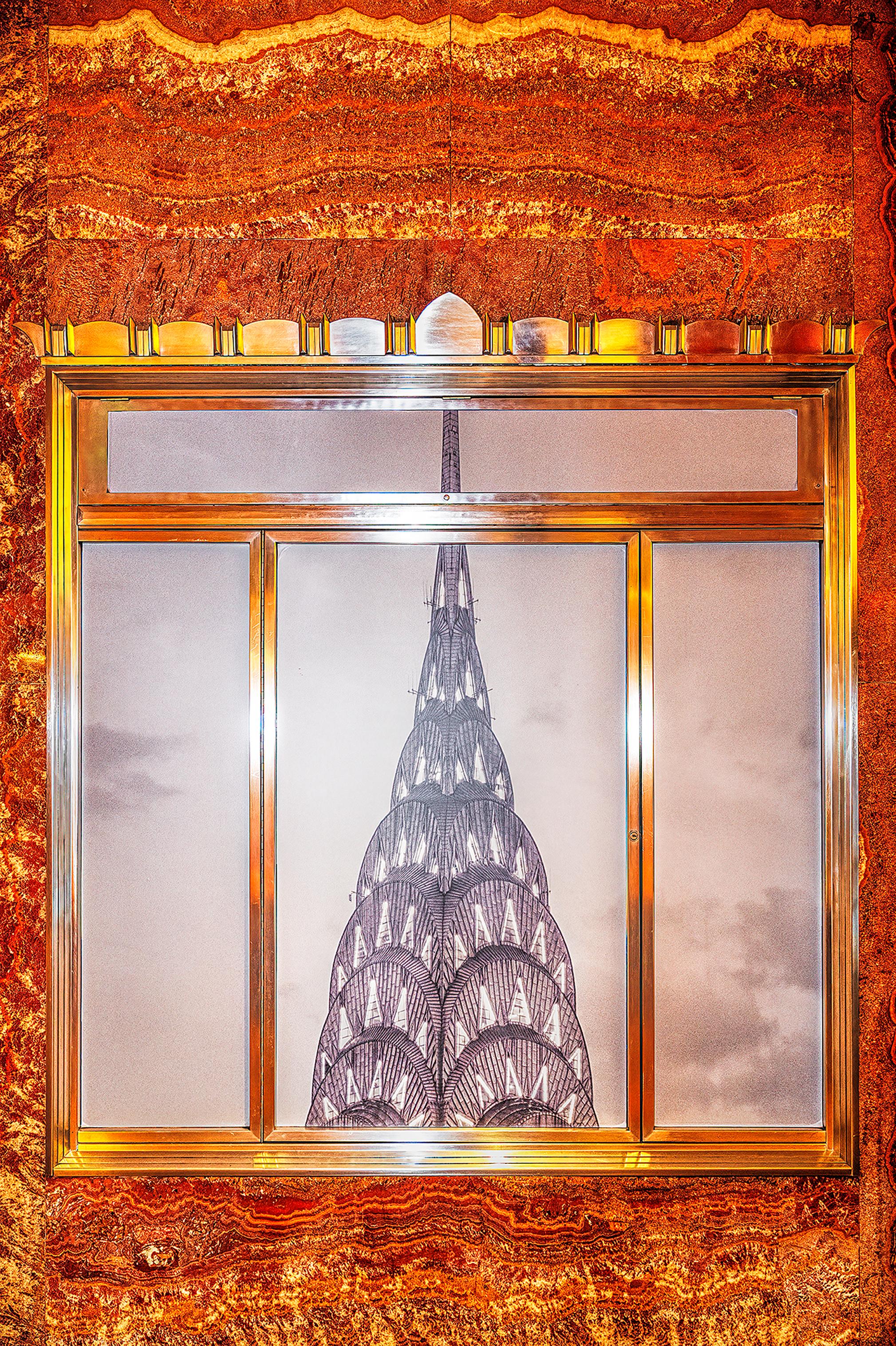 Mitchell Funk Abstract Photograph - Chrysler Building Lobby Photograph, Art Deco, Signed, 2/15, 2010-