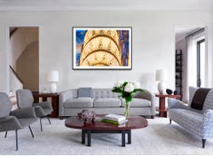 Chrysler Building Spire in Gold Light.   Art Deco Architecture