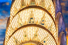 Chrysler Building Spire in Goldleuchte.   Art-Déco-Architektur
