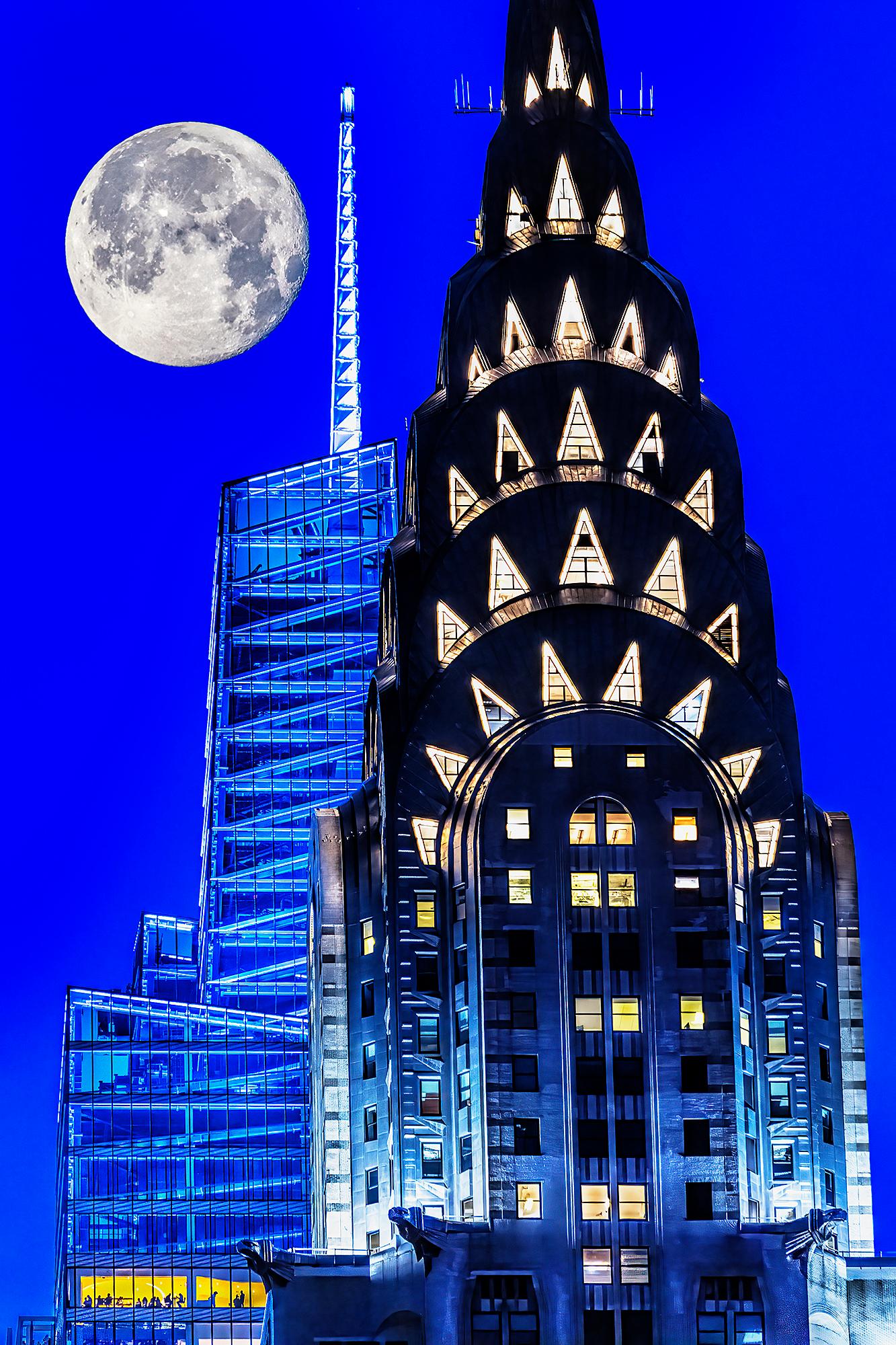 Mitchell Funk Landscape Photograph - Chrysler Building Spire New York Art Deco Skyscraper