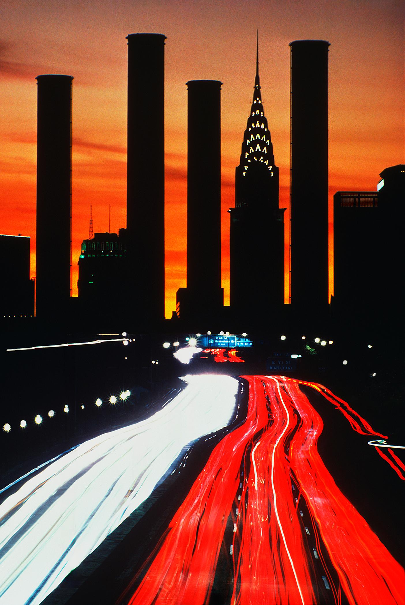 Mitchell Funk Abstract Photograph - Chrysler Building:  The Smokestack and the Skyscraper