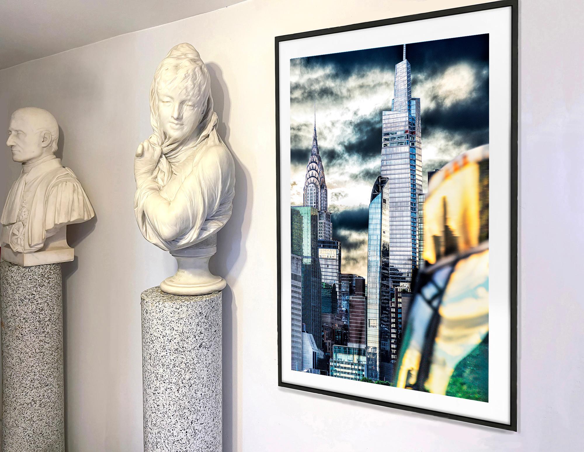 Chrysler Building Veiled in Silver and Grey - Photograph by Mitchell Funk