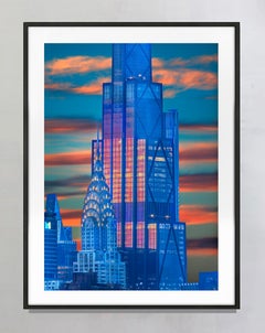 Chrysler Building vs JP Morgan Chase, Signed Color Art Print