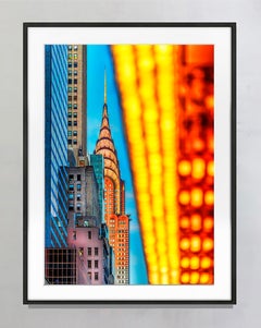 Chrysler Building with McDonald's Marquee from 42nd Street