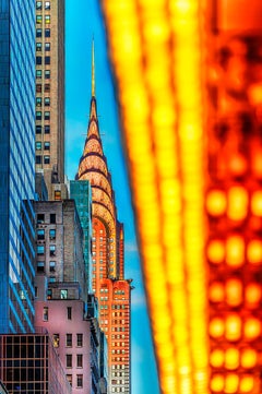 Chrysler Building with McDonald's Marquee from 42nd Street