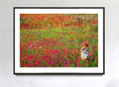 Colorido Campo de Flores con Niño Pelirrojo - East Hampton Como Monet