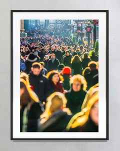 Crowds Of People Walking On Fifth Avenue. New York City