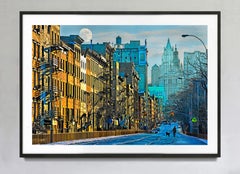 «El paseador de perros y los edificios antiguos del Lower East Side», láminas de arte firmadas, 3/15