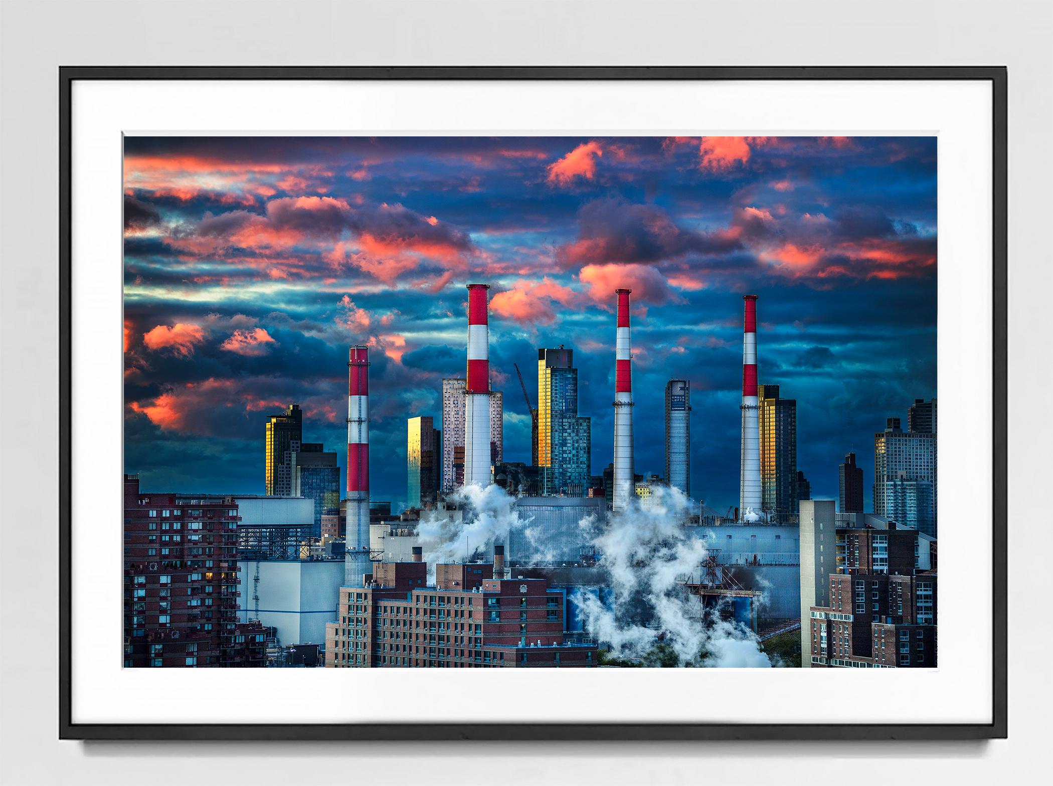 Dreamy Clouds  and  The New York City Pyramid - Photograph by Mitchell Funk