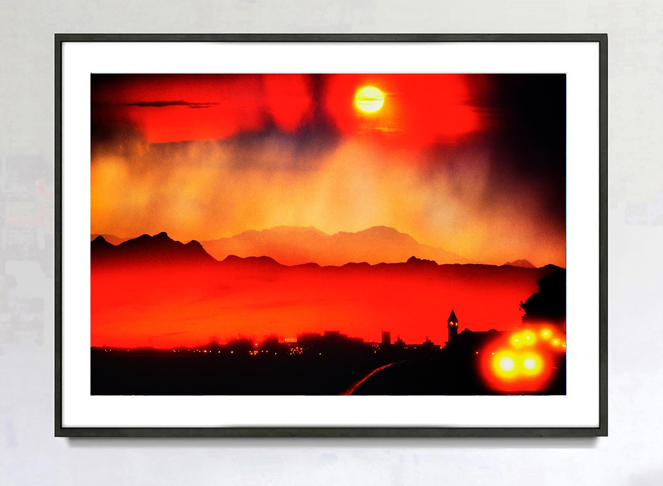 Dreamy Romantic Sunset over Ottawa Canada - Red and Oranges For Sale 1