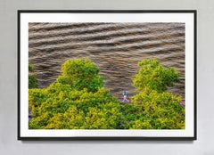 Jogger di prima mattina sull'East River. NYC Stampa Fine Art Hahnemuhle Carta Baryt