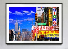 Empire State Building from Delancey Street, Signed Fine Art Color Print, 3/15