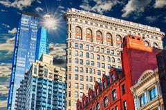 Building Flatiron avec le Nouveau Soleil